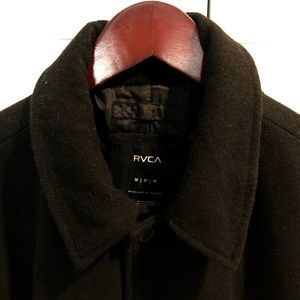RVCA Melton Wool Overcoat